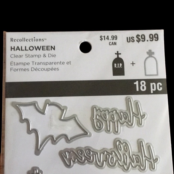 New 18pc Halloween Stamp / Die Cut Set - Picture 2 of 3
